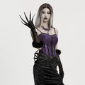 Punk Rave Fluffy Goth Gloves - DevilGothic DevilGothic