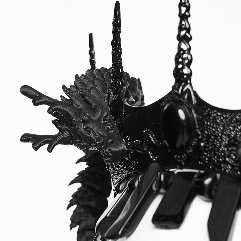 Punk Rave Goth Coiling Dragon Crown - DevilGothic DevilGothic