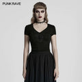 Punk Rave Armida V-neck T-shirt - DevilGothic DevilGothic