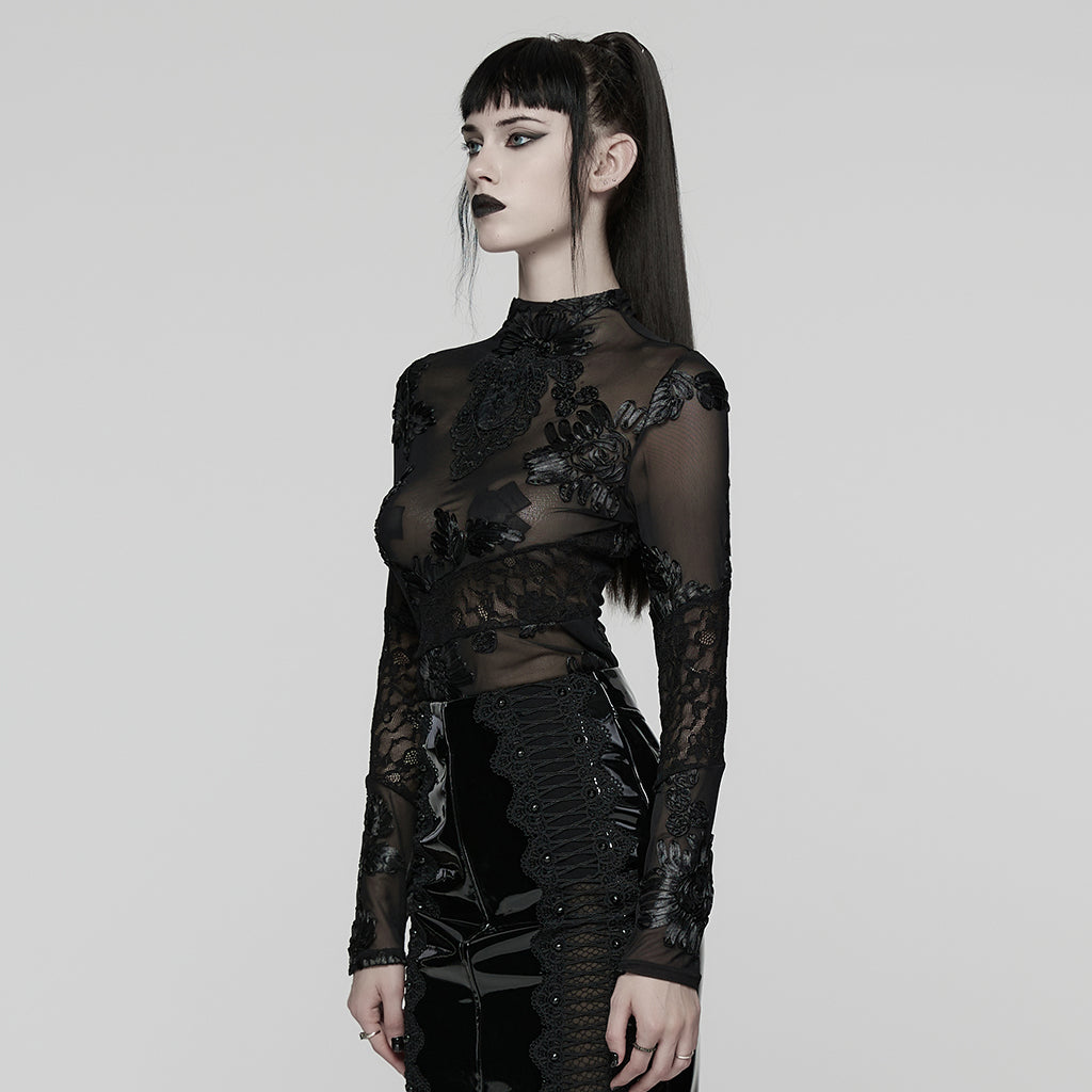 Punk Rave Goth Lace Undershirt - DevilGothic DevilGothic