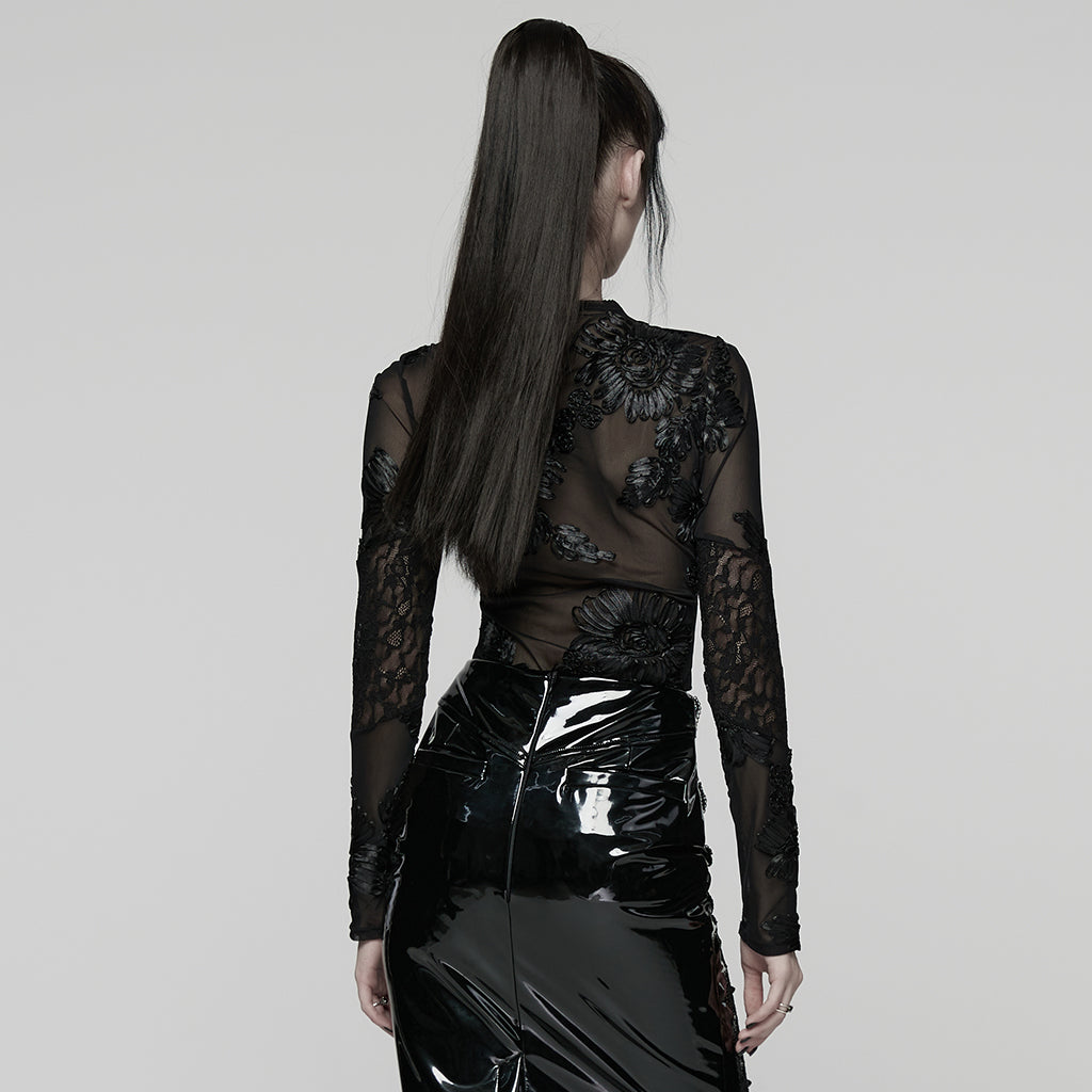 Punk Rave Goth Lace Undershirt - DevilGothic DevilGothic