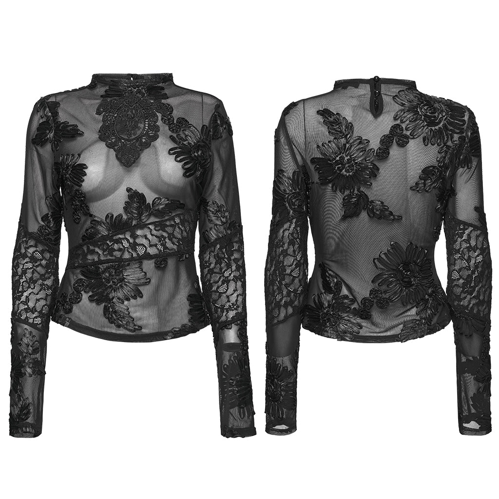 Punk Rave Goth Lace Undershirt - DevilGothic DevilGothic