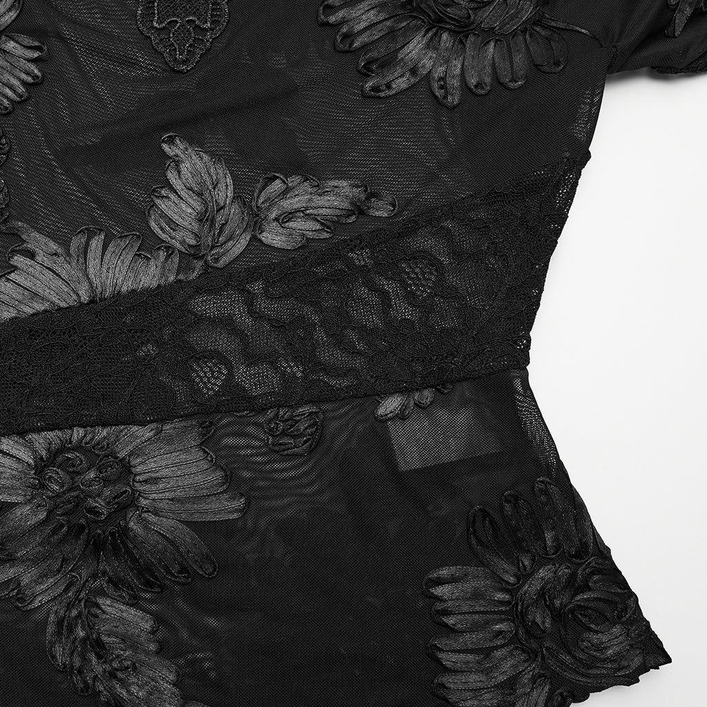 Punk Rave Goth Lace Undershirt - DevilGothic DevilGothic
