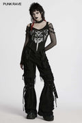 Punk Rave Vonda Printed T-Shirt - DevilGothic DevilGothic