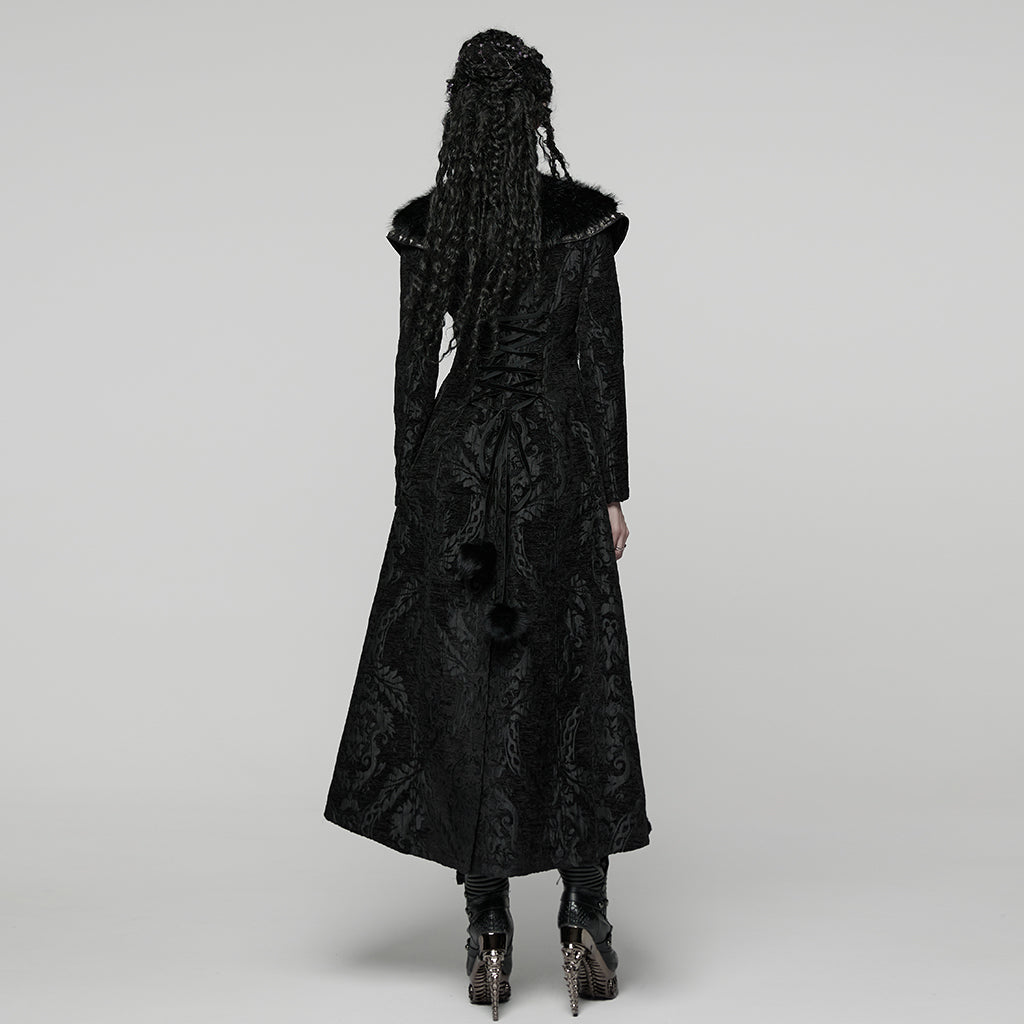 Punk Rave Goth Gorgeous Plush Coat - DevilGothic DevilGothic