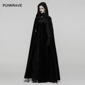 Punk Rave Goth Velvet Cloak – Black - DevilGothic DevilGothic