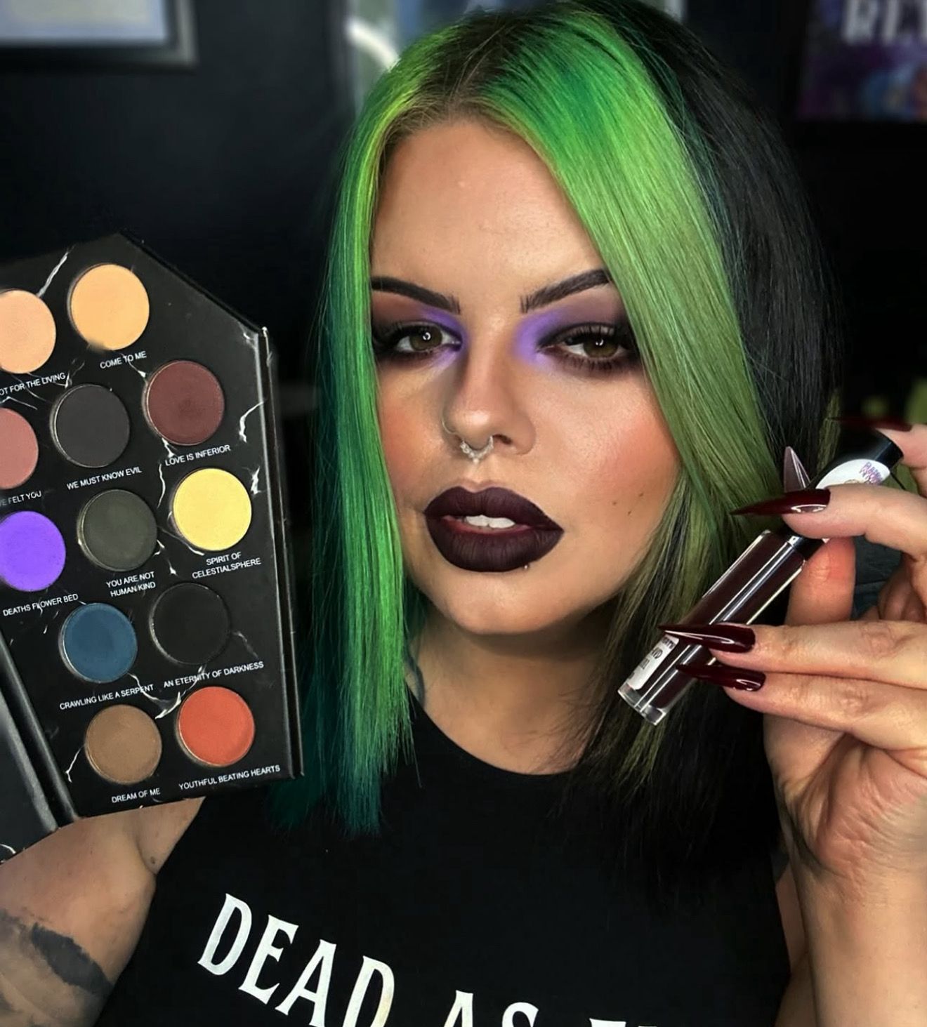 Radioactive Unicorn Nosferatu Palette Goth Eyeshadow Collection - DevilGothic DevilGothic