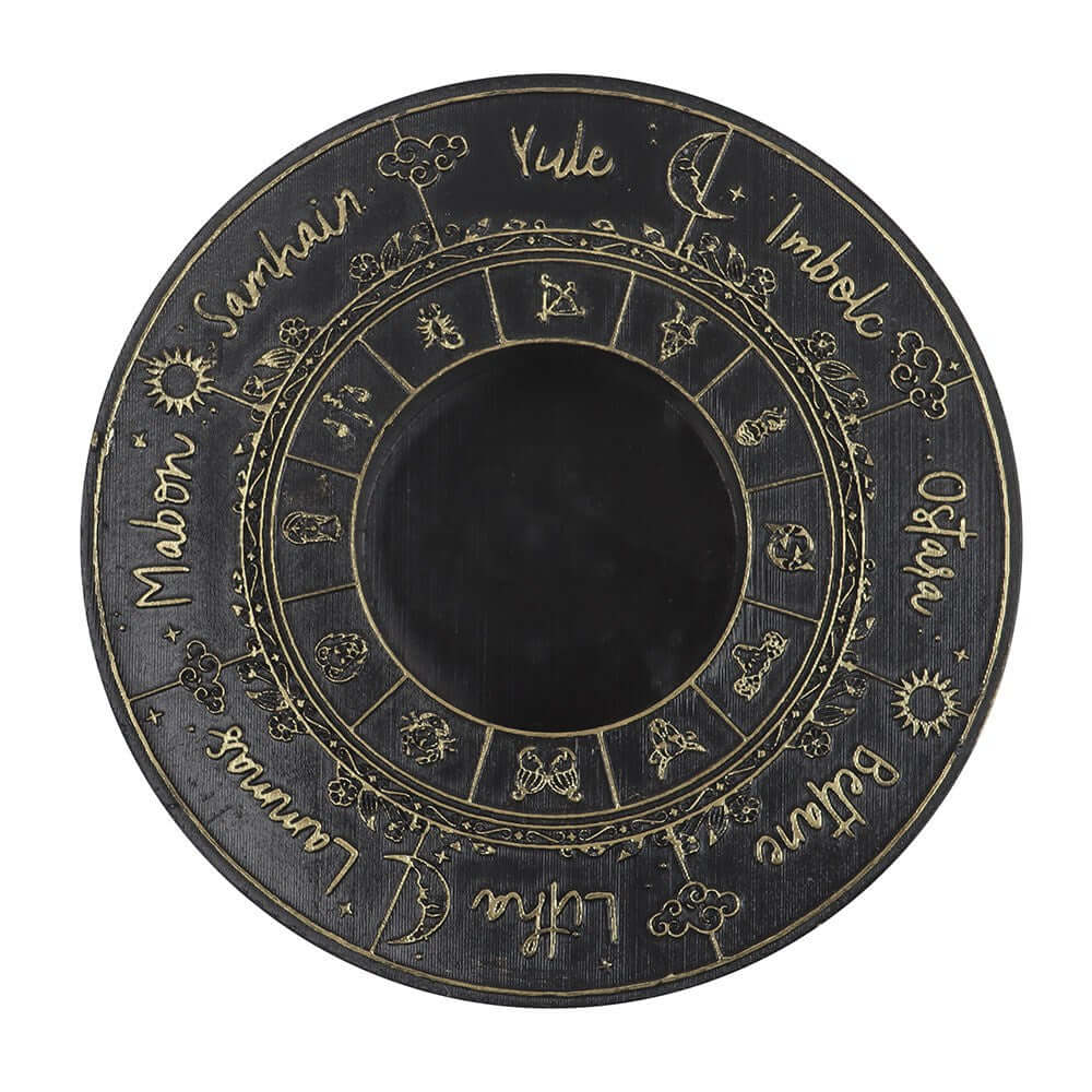 Gothic Gifts Wheel of the Year Tealight Candle Holder