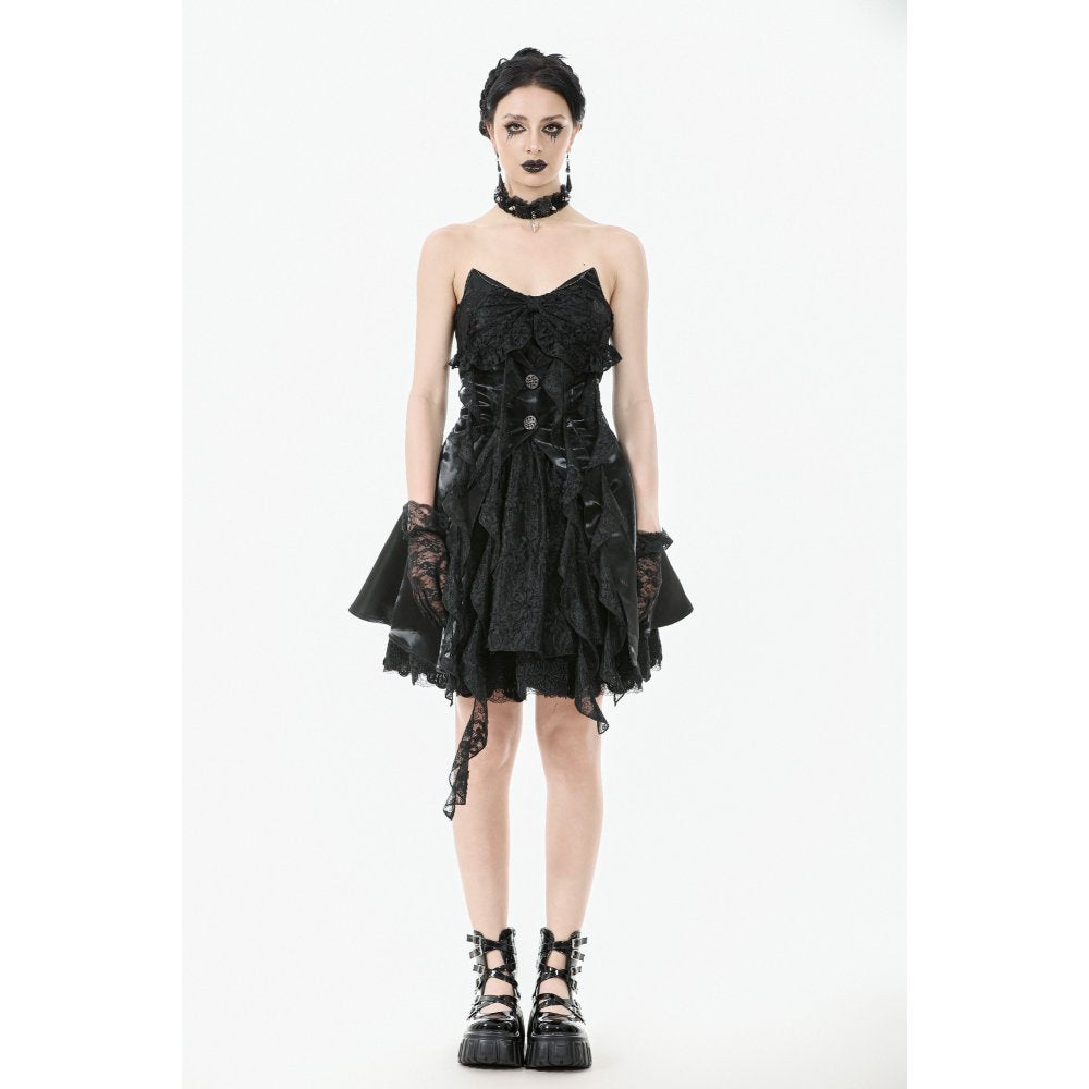 Dark in Love Sabine Layered Mini Dress - DevilGothic DevilGothic
