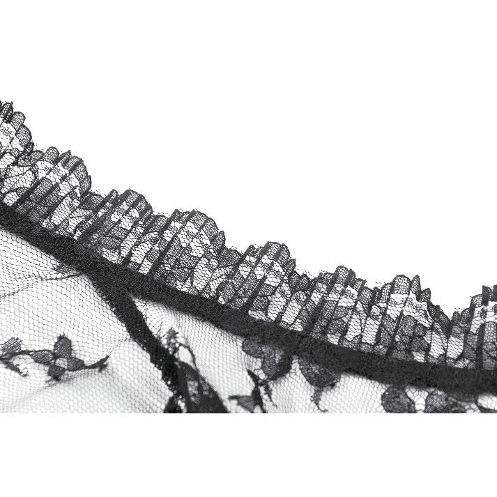 Dark in Love Thalassa Floral Lace Draped Arm Sleeves - DevilGothic DevilGothic