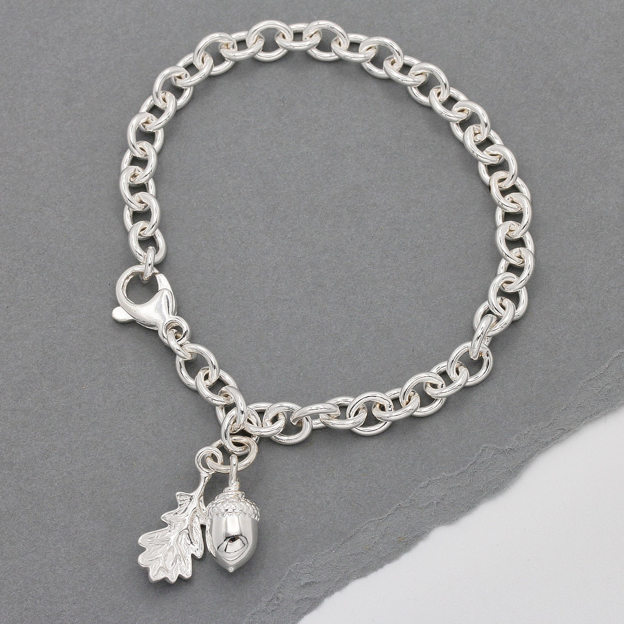 Tiny Beginnings Christening Silver Charm Bracelet