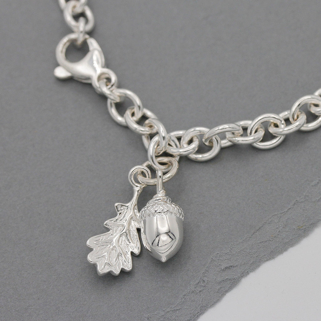 Tiny Beginnings Christening Silver Charm Bracelet