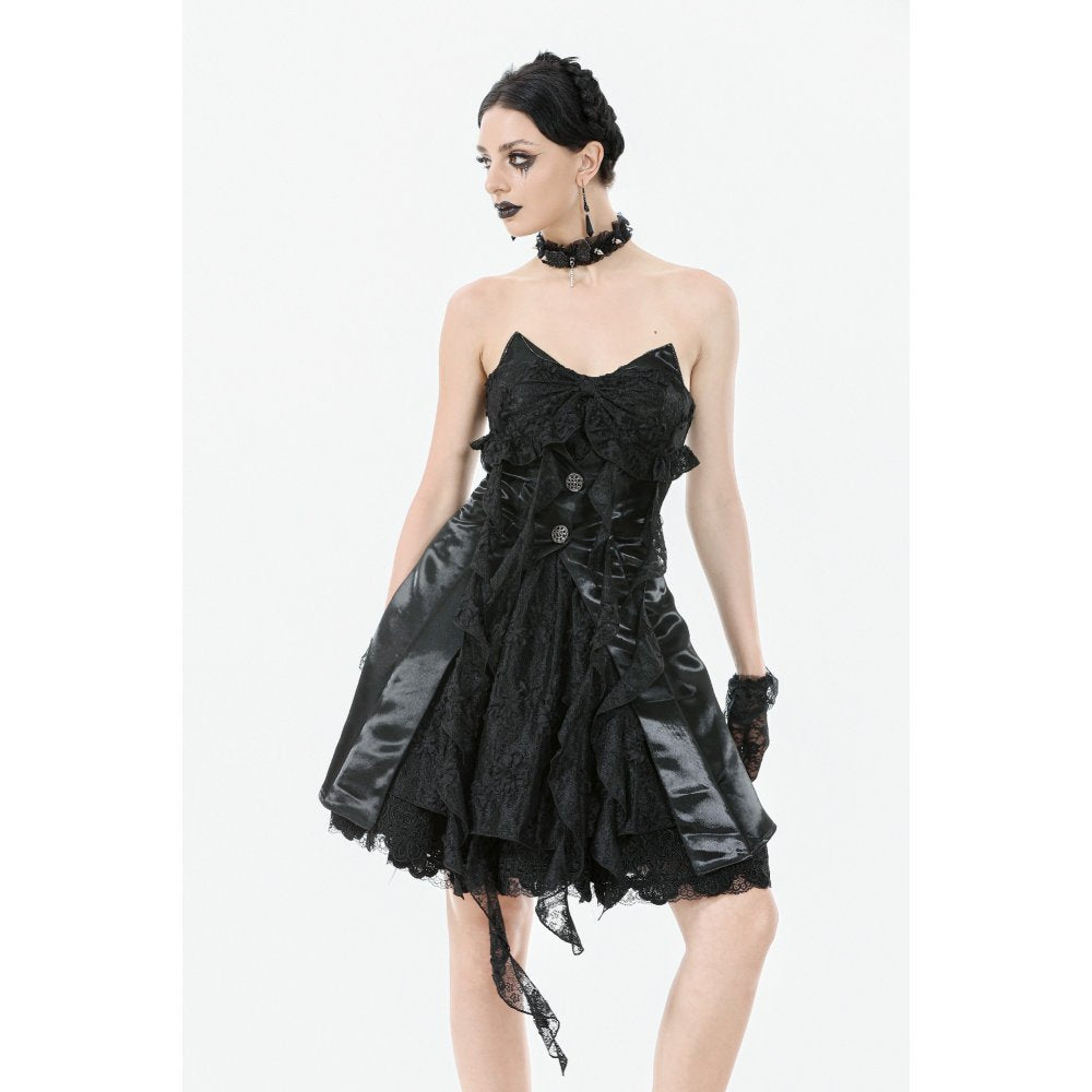Dark in Love Sabine Layered Mini Dress - DevilGothic DevilGothic