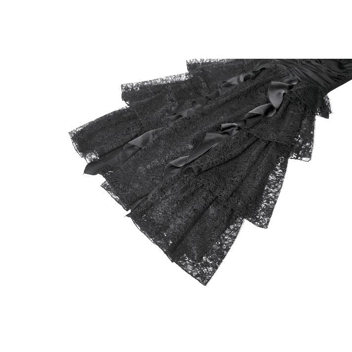 Dark in Love Gothic Satin Lace Dress