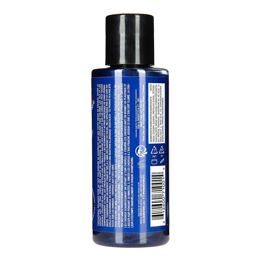 Amplified Manic Panic Semi Permanent Hair Colour EU Formula - After Midnight Blue