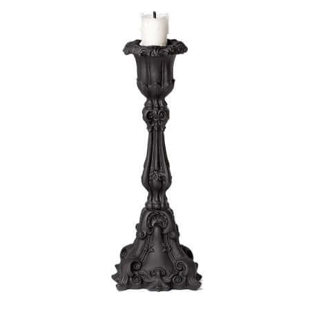 Alchemy Gothic Baroque Black Candle Holder - DevilGothic DevilGothic