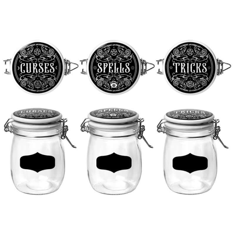 Alchemy Gothic Curses, Tricks & Spells Jars - DevilGothic DevilGothic