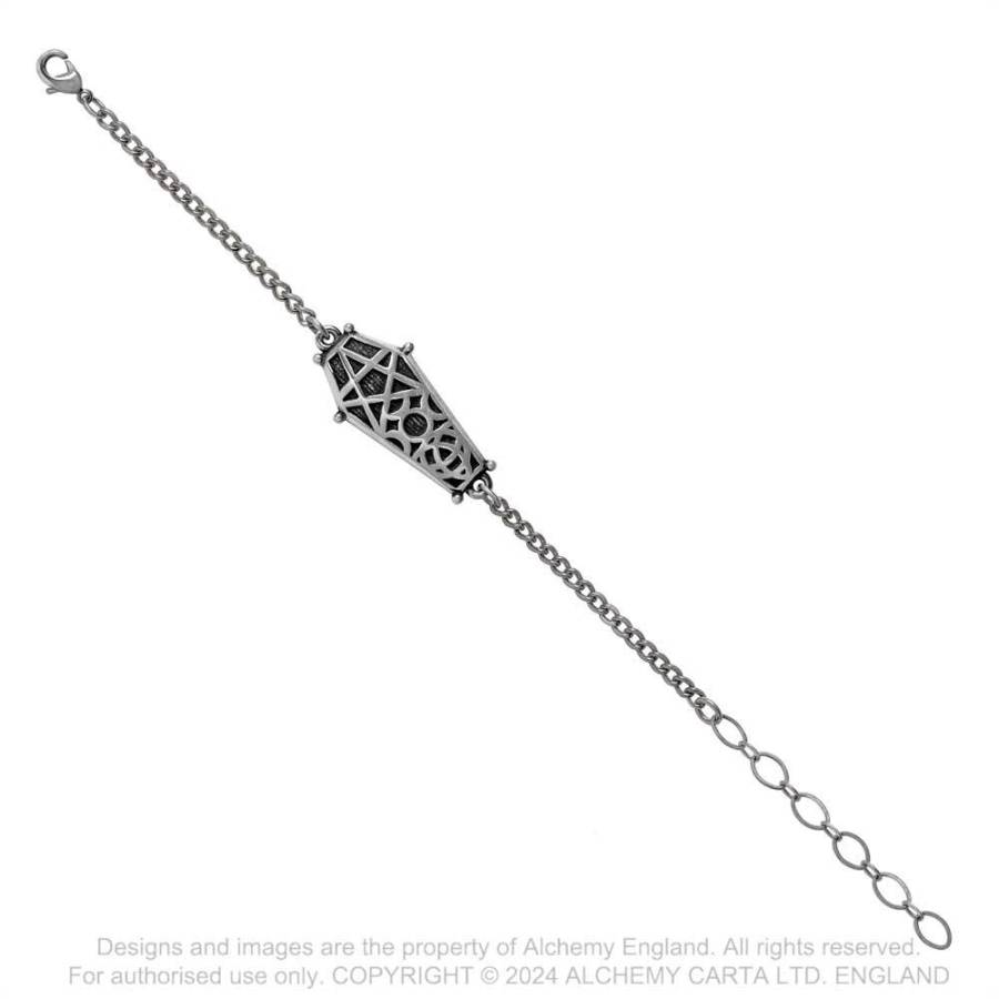 Alchemy Gothic Hex Coffin Bracelet - DevilGothic DevilGothic
