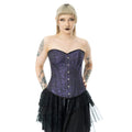 Vixxsin Amethyst Lace Gothic Corset - DevilGothic DevilGothic
