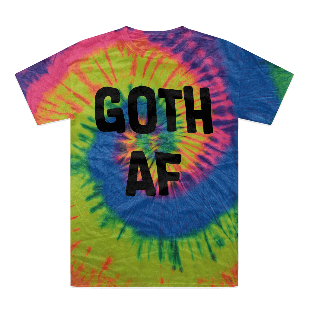 Goth AF Tie-Dye T-Shirt - DevilGothic DevilGothic