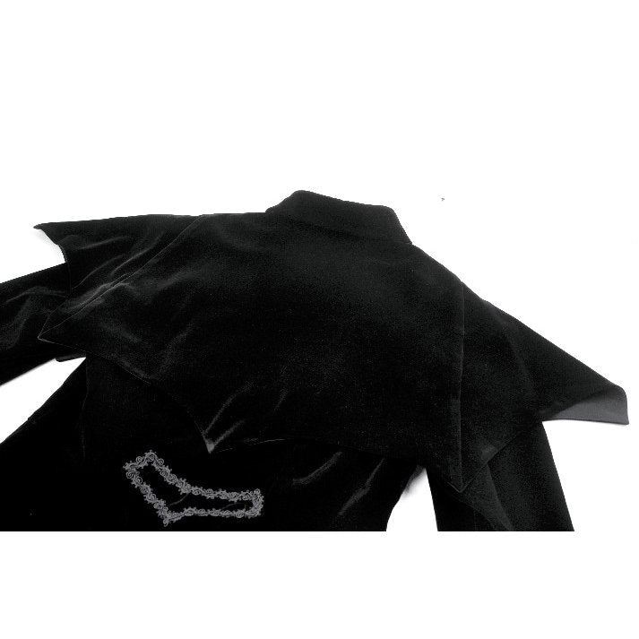 Dark in Love Lilith Officer Velvet Coat - DevilGothic DevilGothic