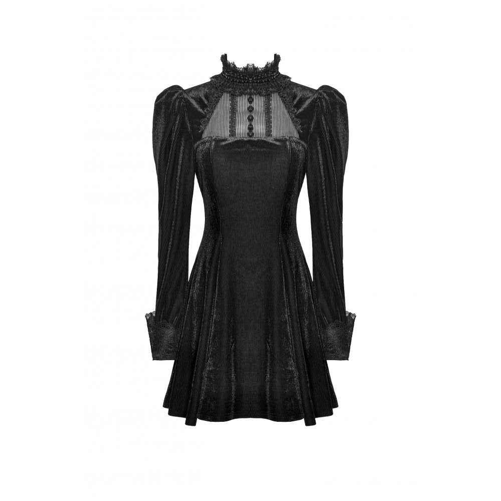 Dark in Love Inez Dark Elegant Velvet Lace Gown