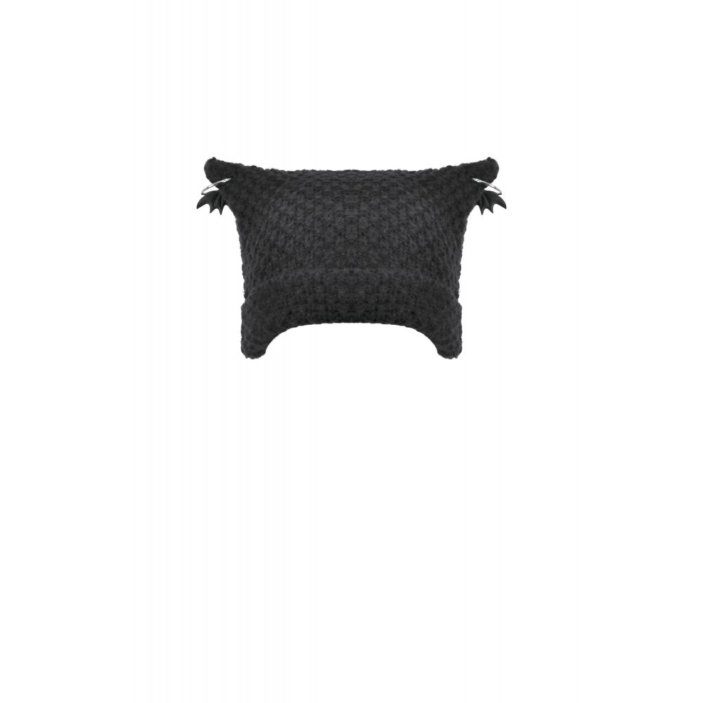 Dark In Love Mina Punk Metal Knit Hat - DevilGothic DevilGothic