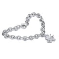 Bumble-Bee Silver Charm Bracelet
