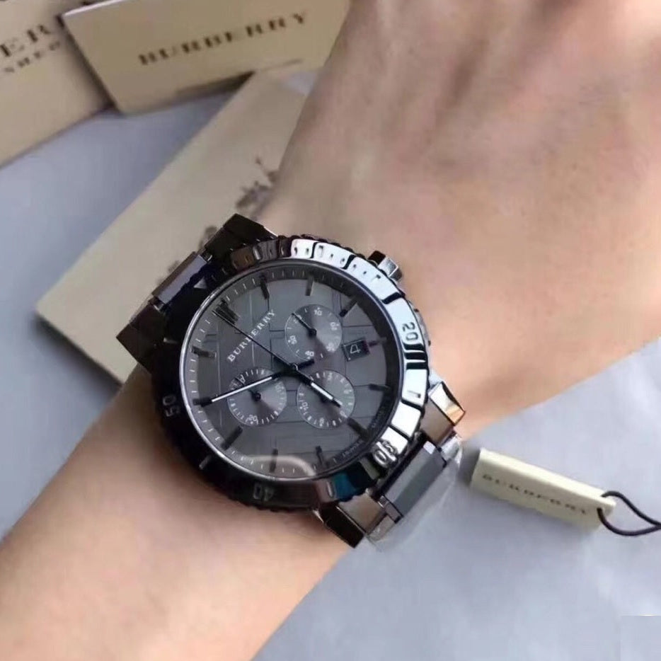 Burberry BU9381 The City Men's Watch Grey Dial