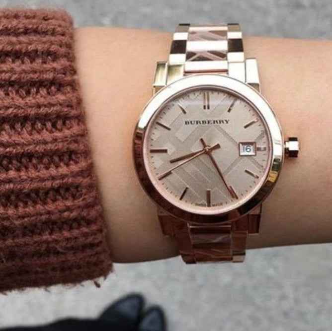 Burberry BU9146 The City Women's Rose Gold Watch