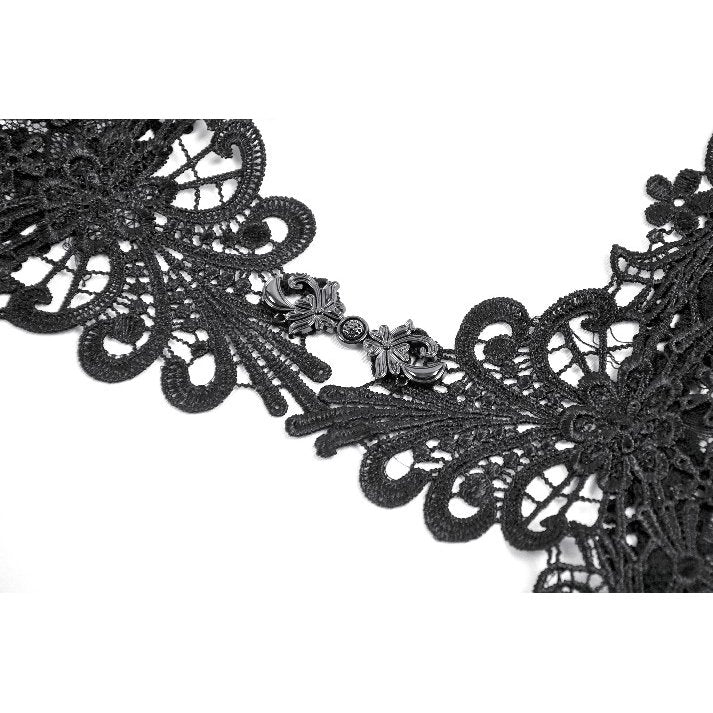 Dark In Love Lilith 3D Lace Bell Sleeve Cape - DevilGothic DevilGothic
