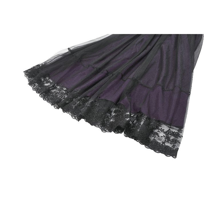 Dark in Love Lilith Bell Sleeve Gothic Maxi Dress - DevilGothic DevilGothic