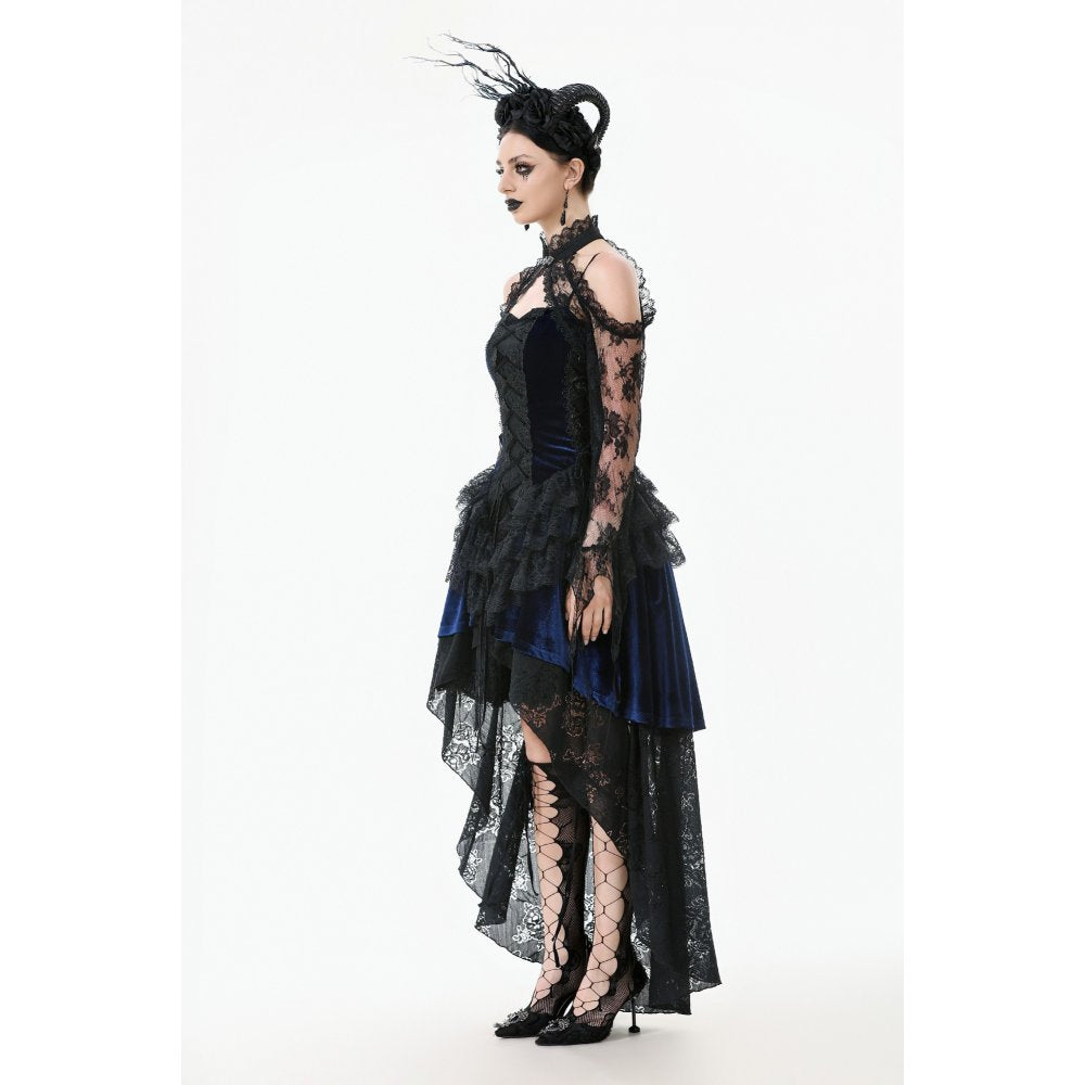 Dark in Love Thalassa Floral Lace Draped Arm Sleeves - DevilGothic DevilGothic