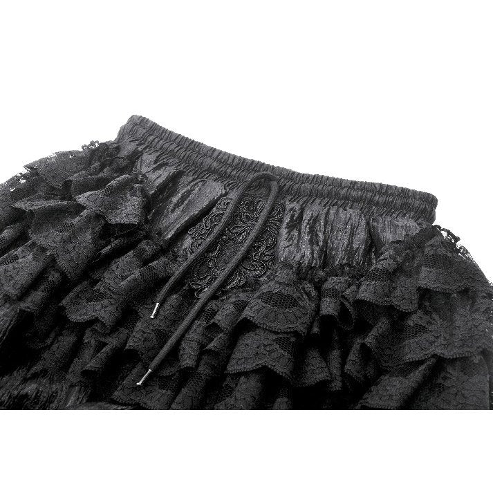 Dark in Love Rosalie Baroque Lace Frill Gothic Bloomers - DevilGothic DevilGothic