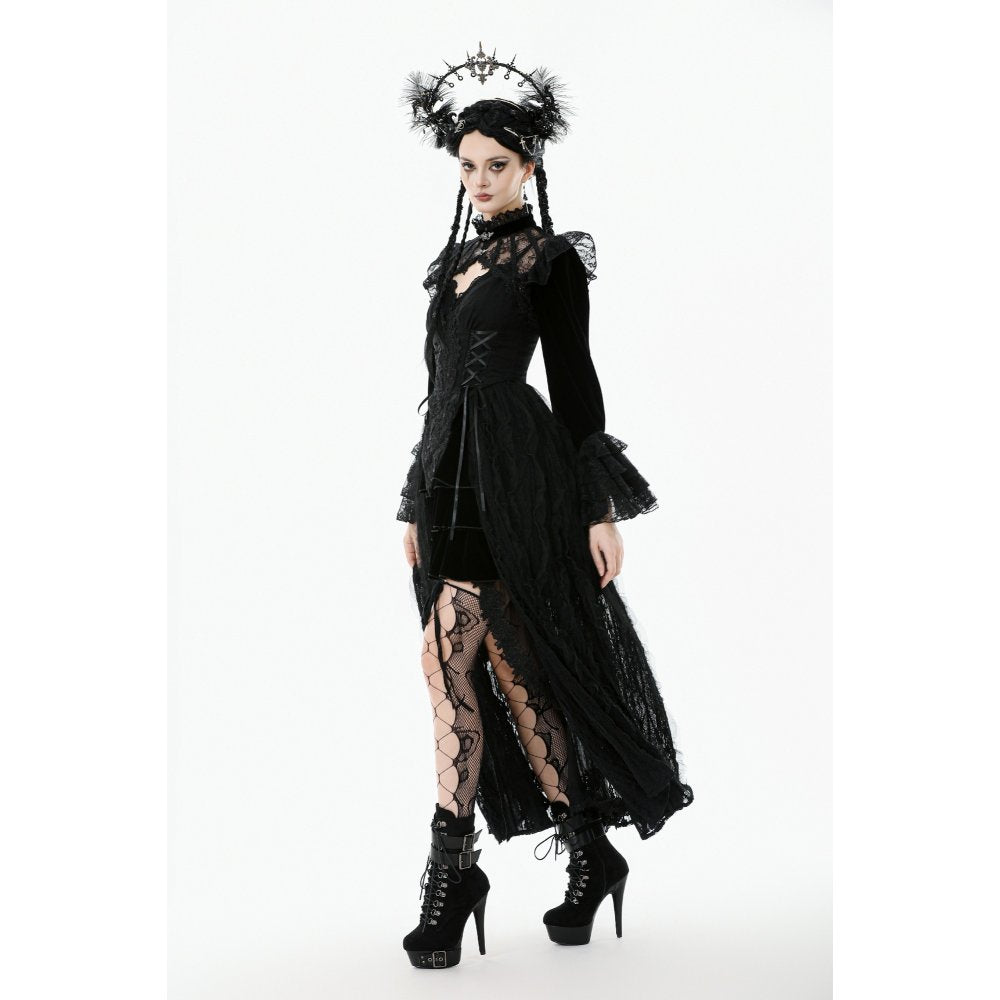 Dark in Love Erzebeth Lace Gothic Bolero Shrug - DevilGothic DevilGothic