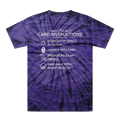 Care Instructions | White Print Tonal Spider Tie-Dye T-Shirt - DevilGothic DevilGothic