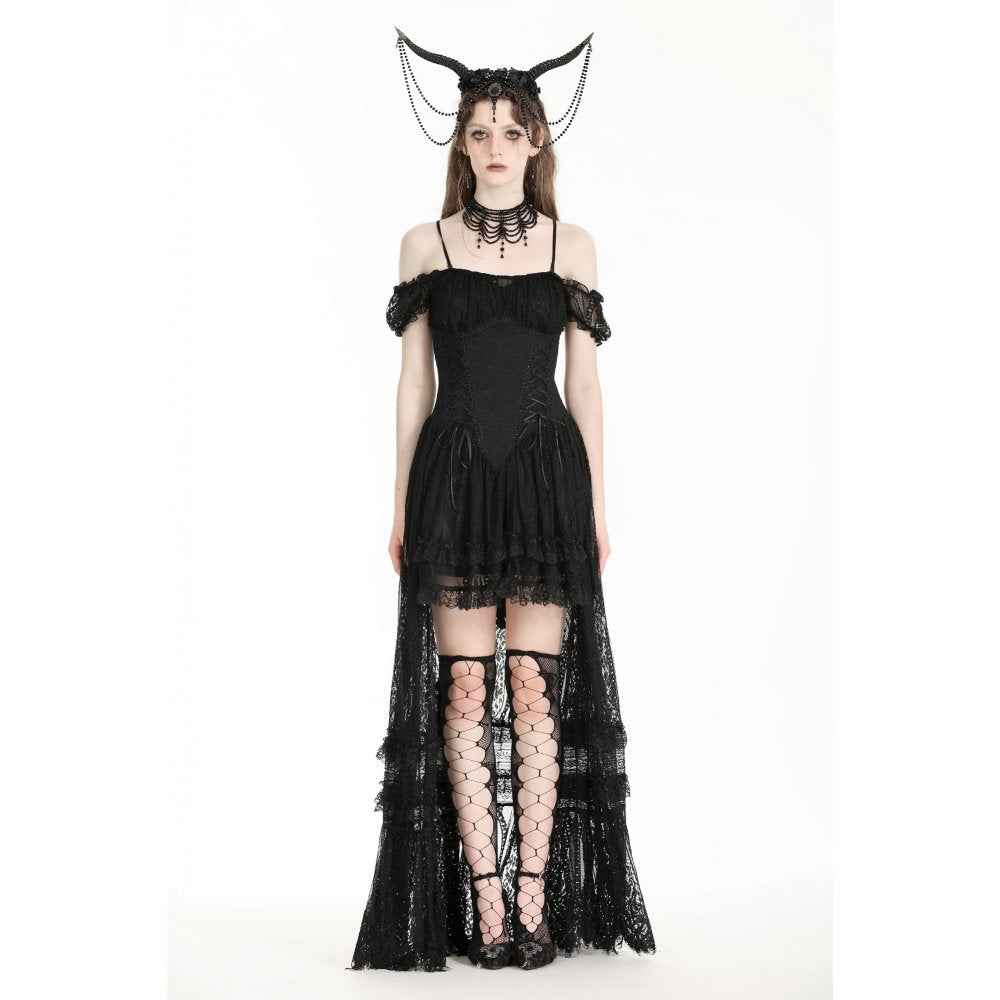 Dark in Love Kelilah Lace Hi-Low Dress