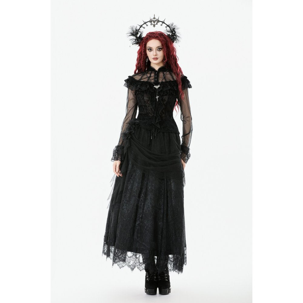 Dark in Love Seraphina Gothic Blouse - DevilGothic DevilGothic