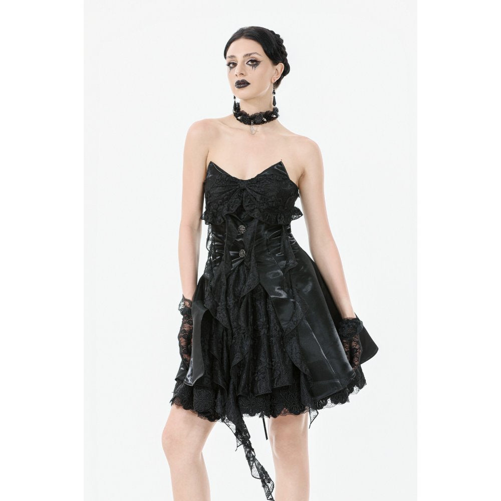 Dark in Love Sabine Layered Mini Dress - DevilGothic DevilGothic