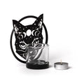 Alchemy Gothic Celestial Cat Tealight Holder - DevilGothic DevilGothic