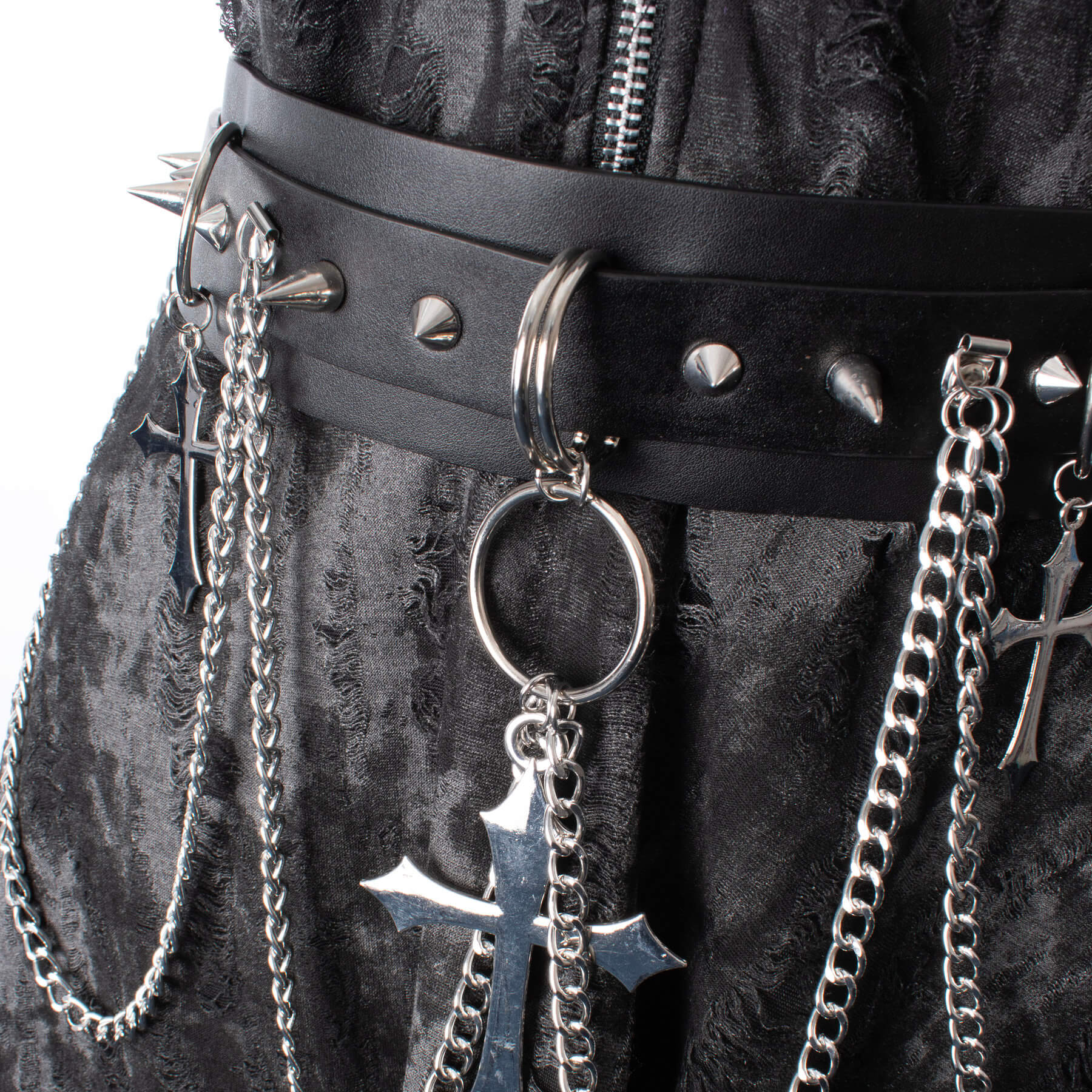Heartless Crucufix Belt - DevilGothic DevilGothic