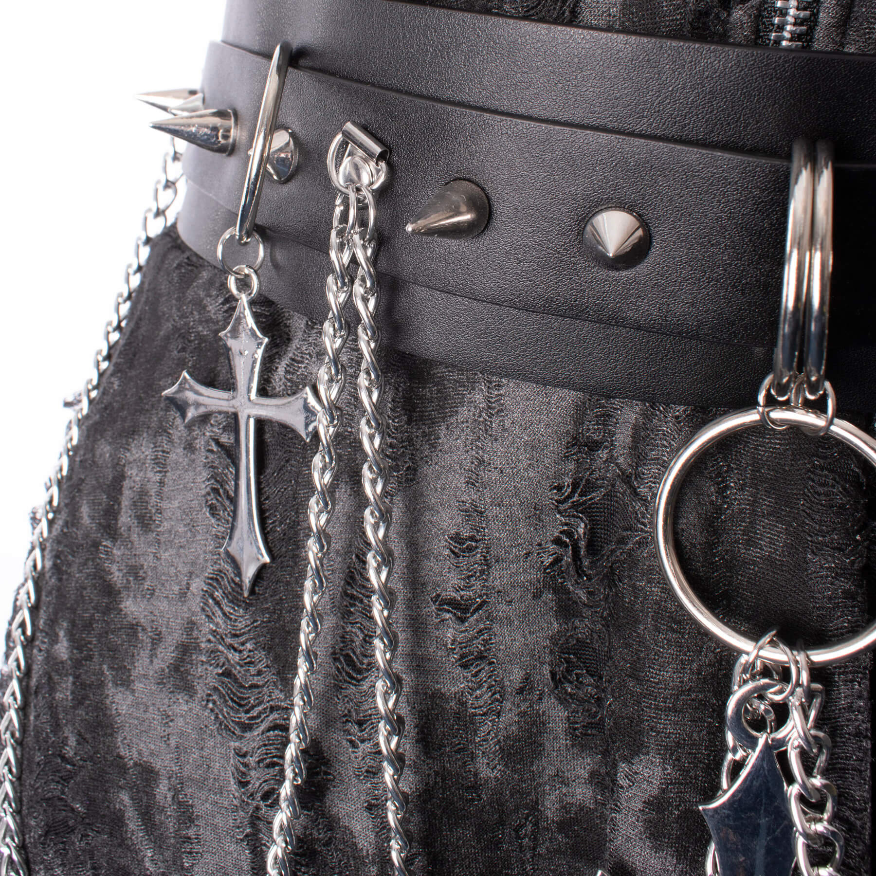 Heartless Crucufix Belt - DevilGothic DevilGothic