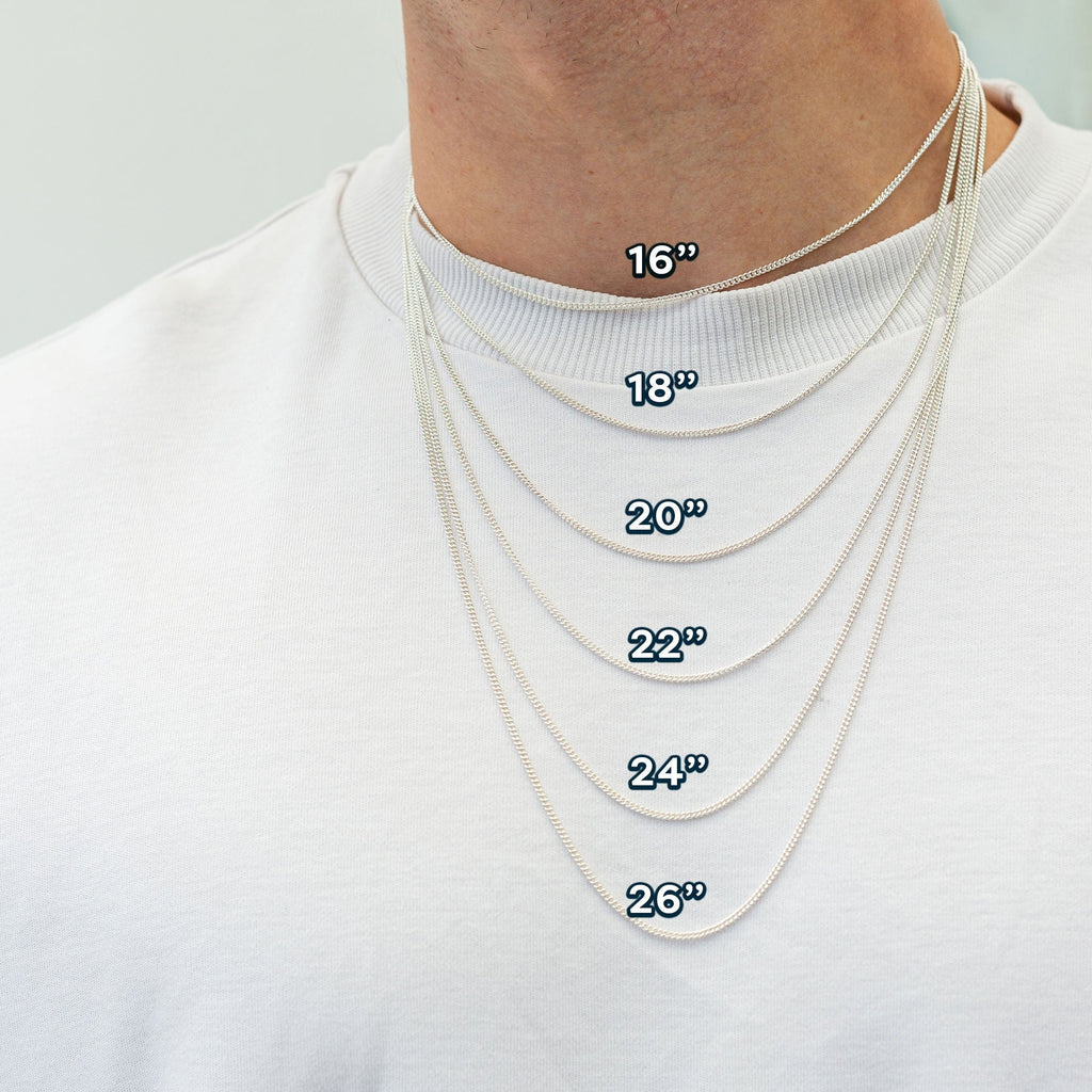 Aeroplane & Personalised Dog Tag Silver Necklace