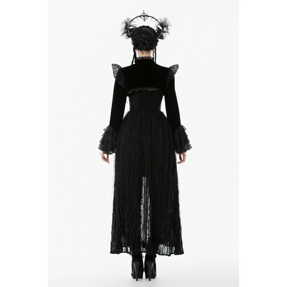 Dark in Love Erzebeth Lace Gothic Bolero Shrug - DevilGothic DevilGothic