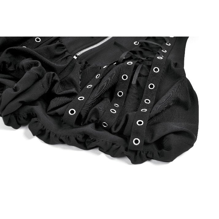 Dark in Love Brynja Eyelet Balloon Shorts - DevilGothic DevilGothic
