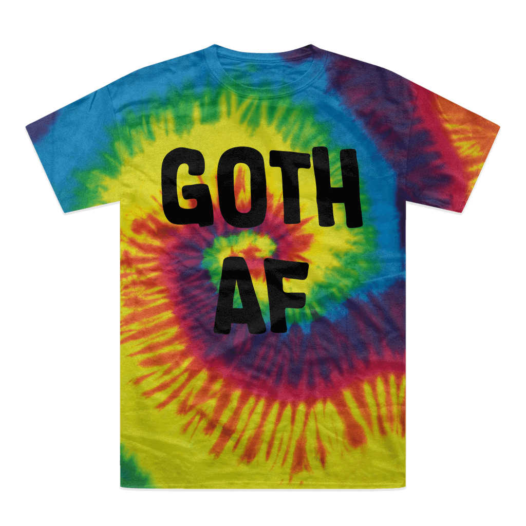 Goth AF Tie-Dye T-Shirt - DevilGothic DevilGothic