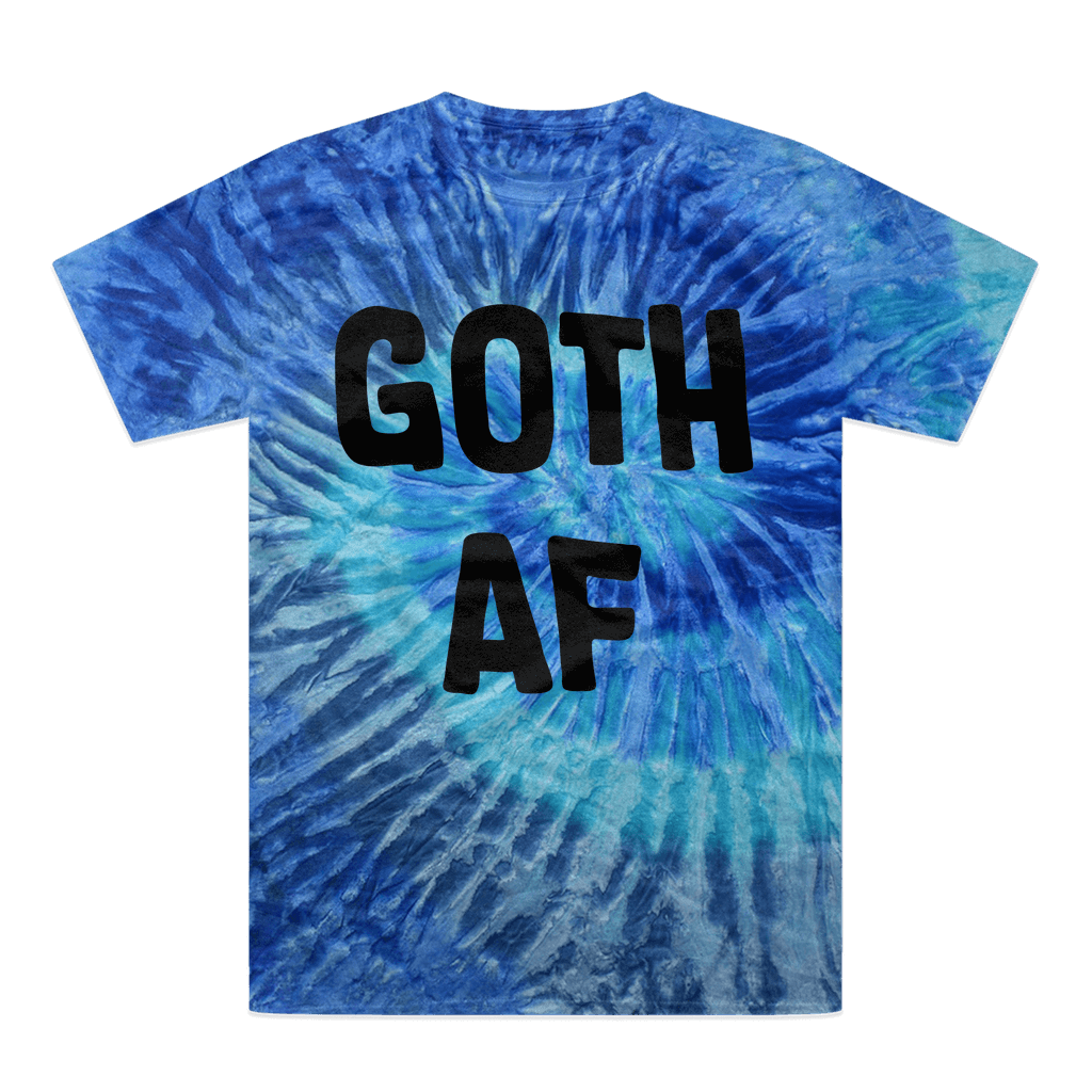 Goth AF Tie-Dye T-Shirt - DevilGothic DevilGothic