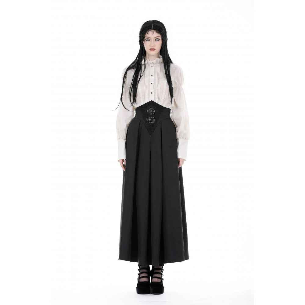 Dark In Love Women's Elegant Delora High Waist Maxi Skirt