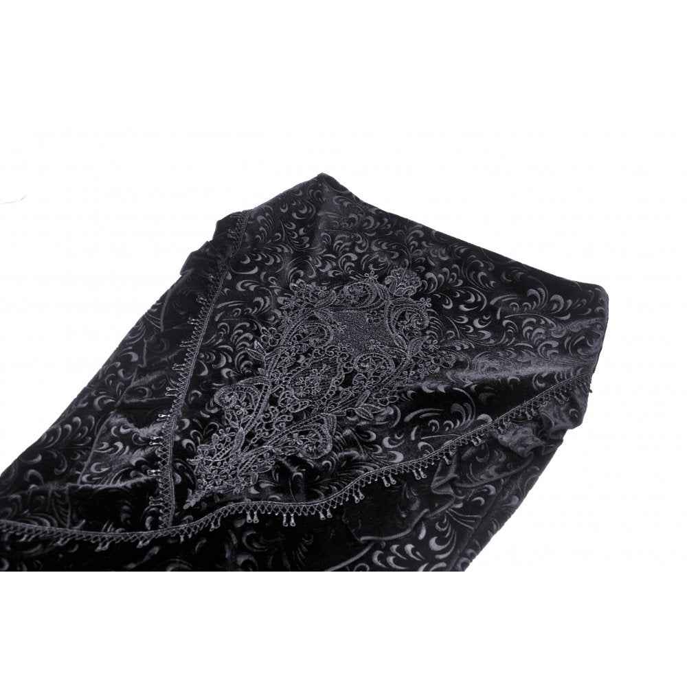 Dark In Love Zira Velvet Fishtail Skirt