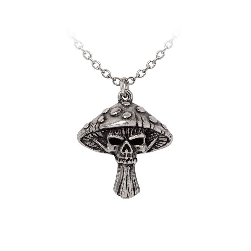 Alchemy Gothic Death Cap Necklace - DevilGothic DevilGothic